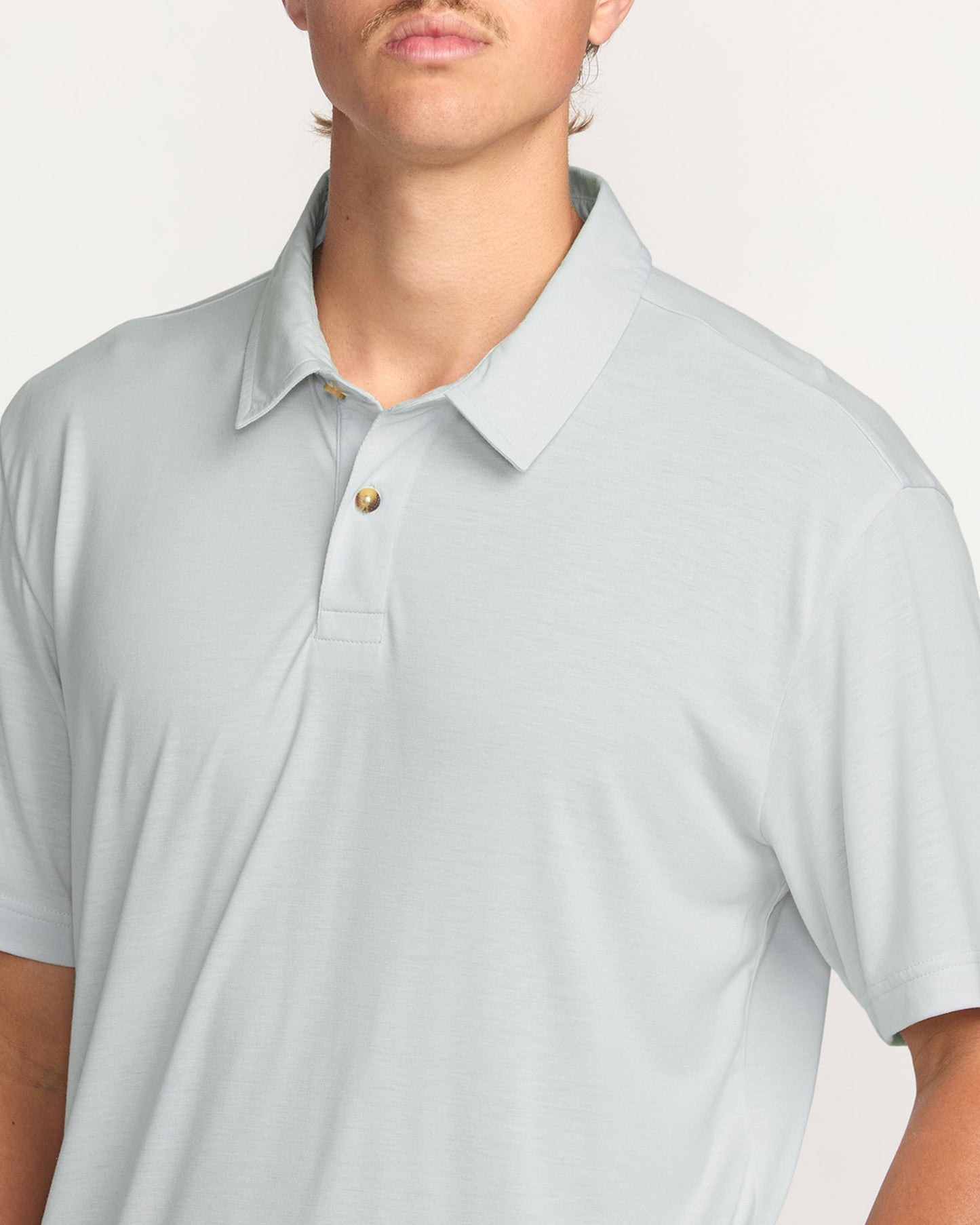 Eclipse Short Sleeve Polo Shirt - Ash Blue