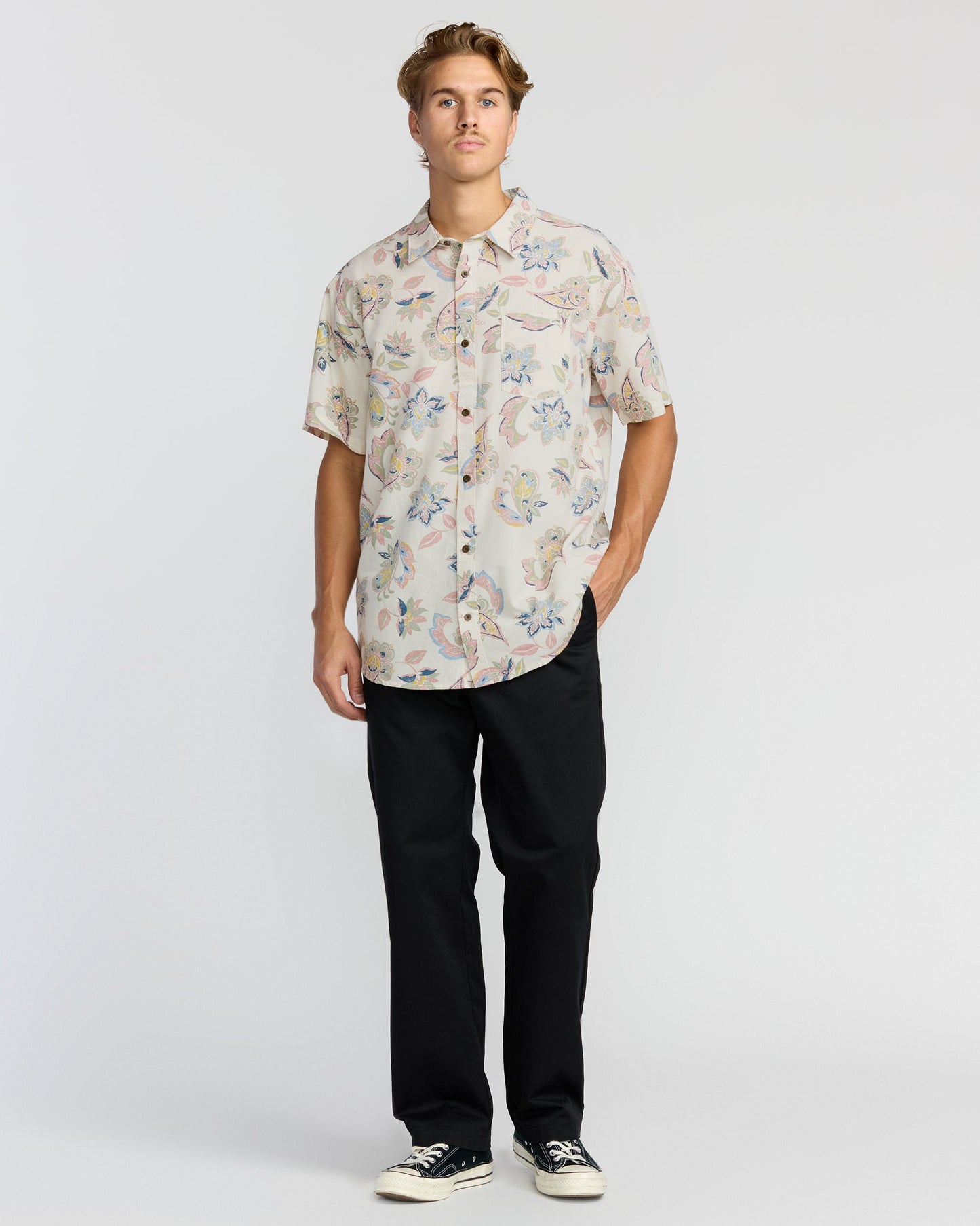 Sundays Short Sleeve Shirt - Sand