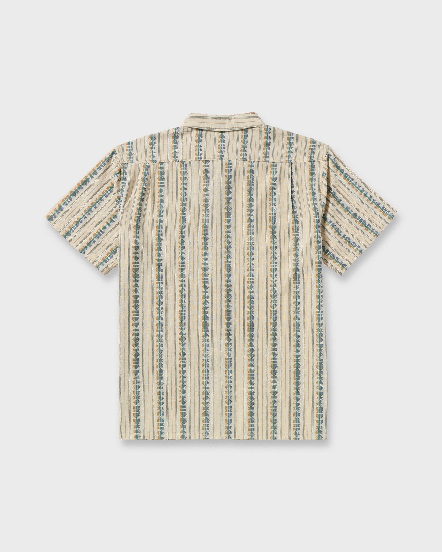 Sundays Jacquard Short Sleeve Shirt - Cream