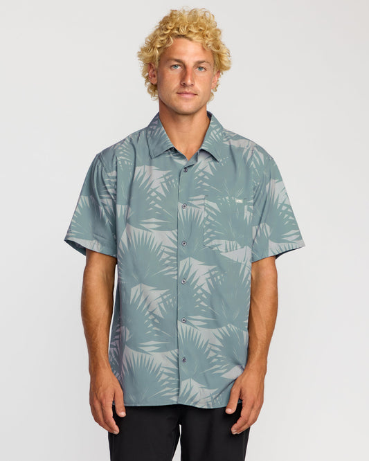 Surftrek Perf Short Sleeve Shirt - Sea Blue
