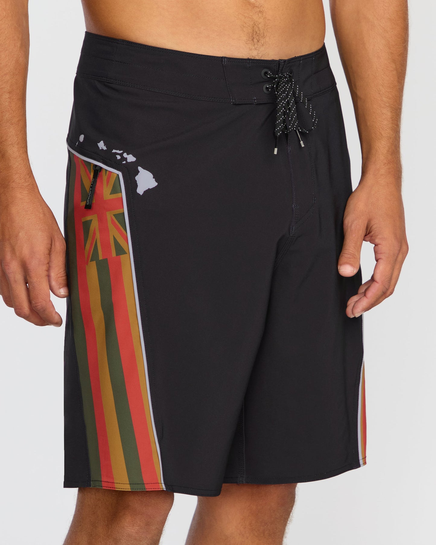Straddie Pro Hi Boardshorts - Rasta