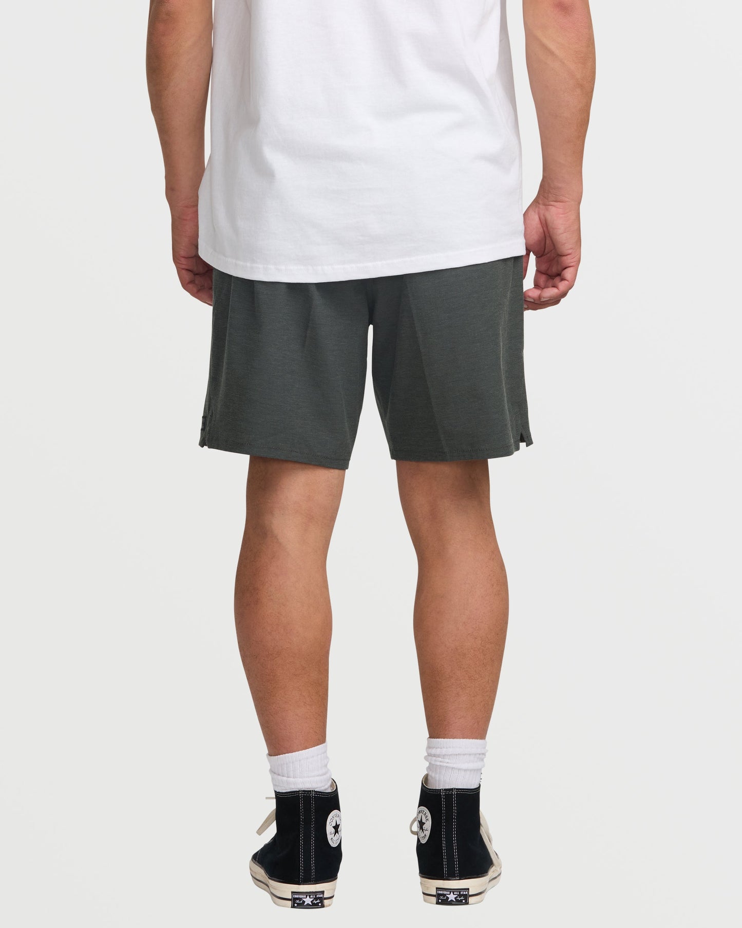 Crossfire Elastic Submersible 18" Hybrid Shorts - Asphalt