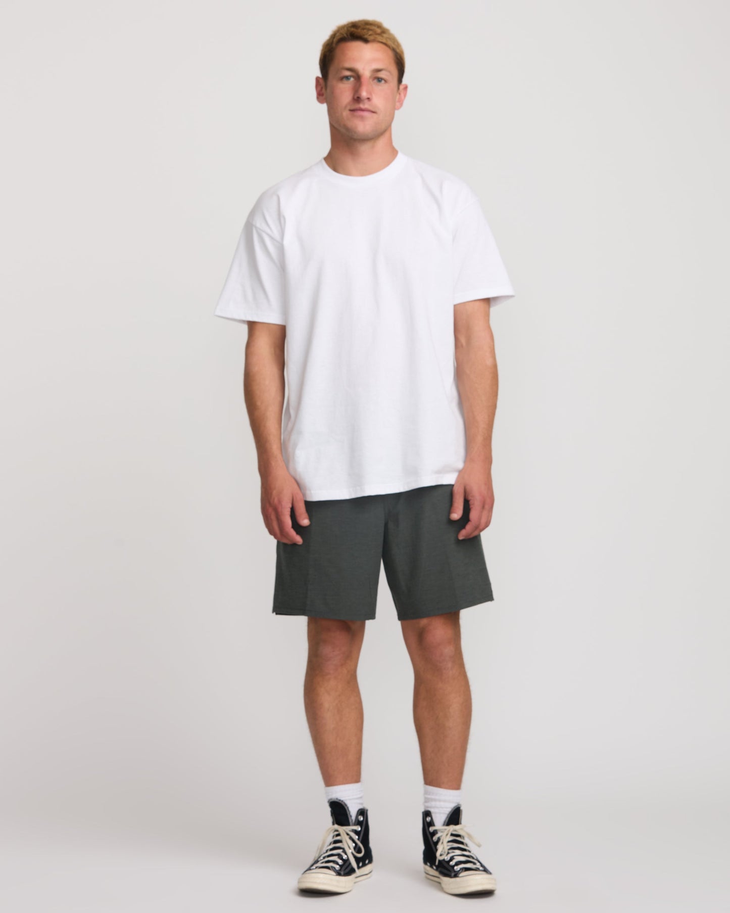 Crossfire Elastic Submersible 18" Hybrid Shorts - Asphalt