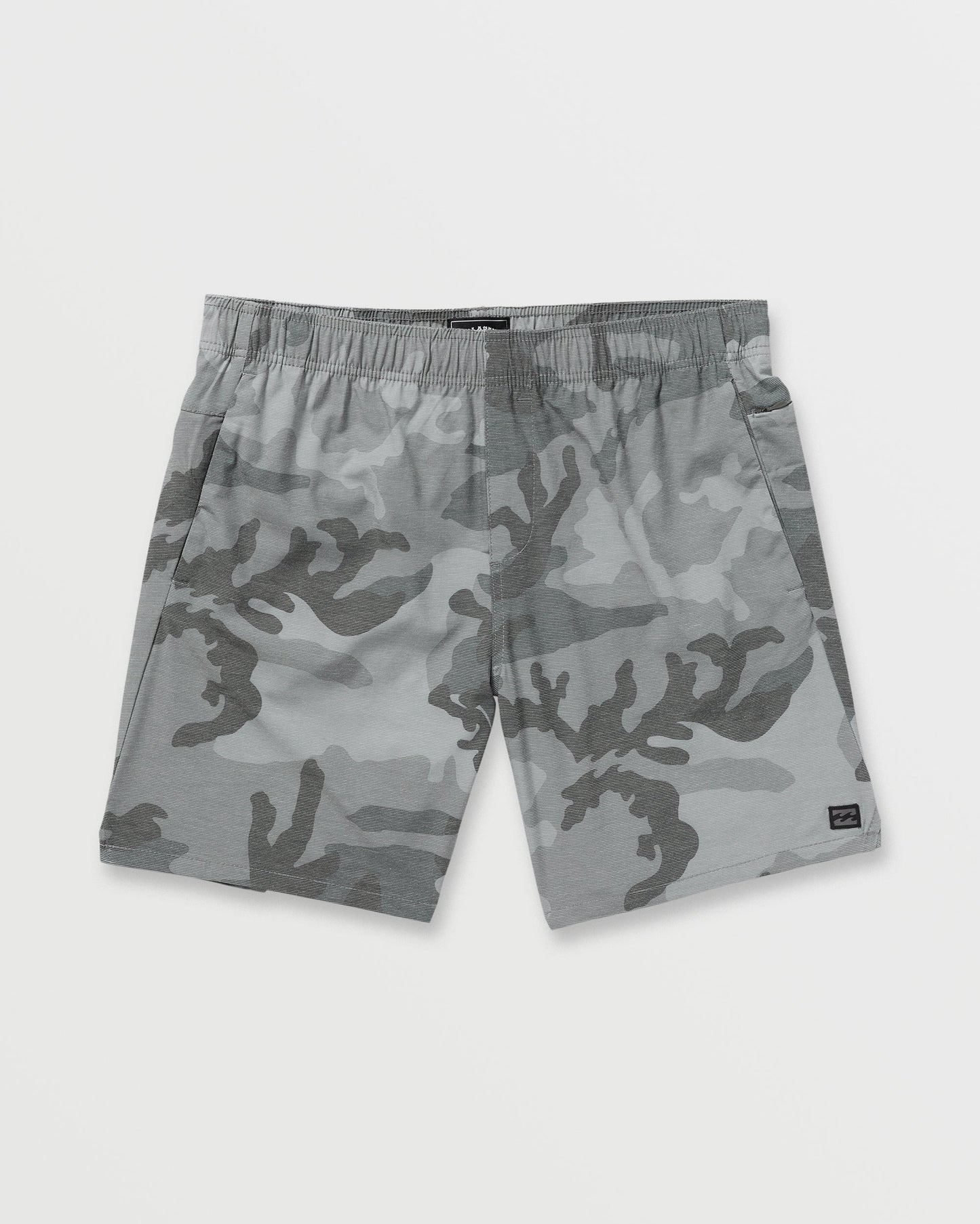 Crossfire Elastic Submersible 18" Hybrid Shorts - Black Camo