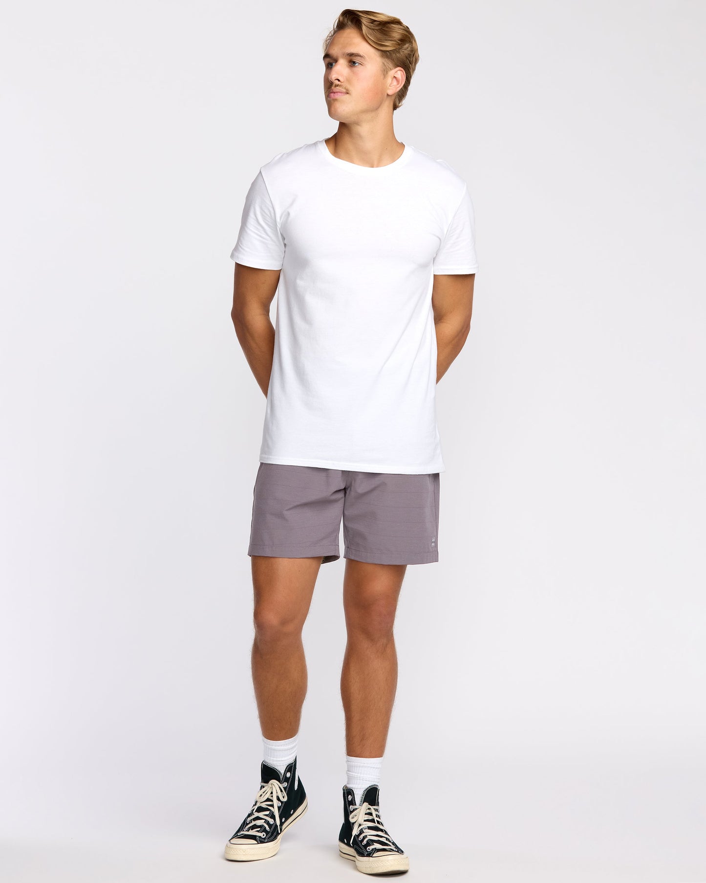 Crossfire Submersible 17" Hybrid Shorts - Purple Ash