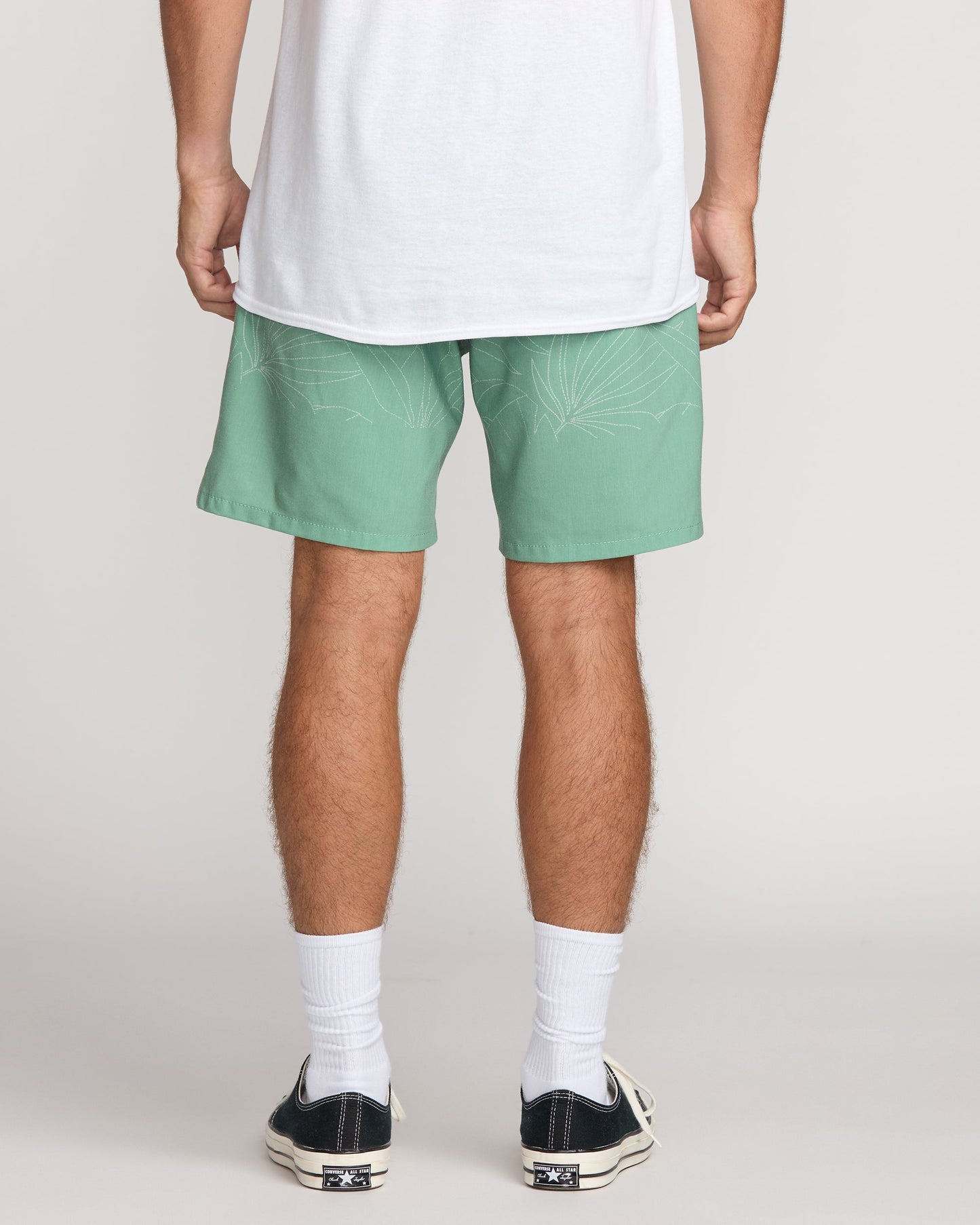 Surftrek Transit Elastic 17" Hybrid Shorts - Mist Green