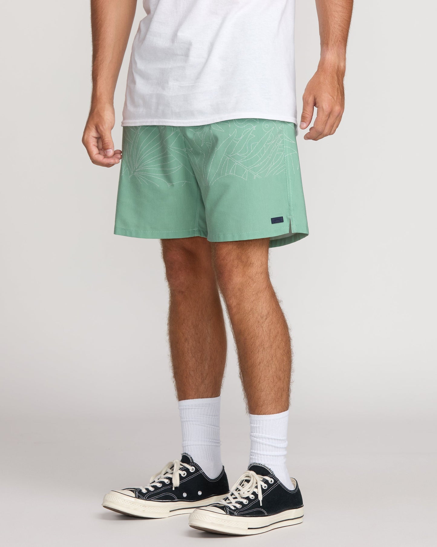 Surftrek Transit Elastic 17" Hybrid Shorts - Mist Green