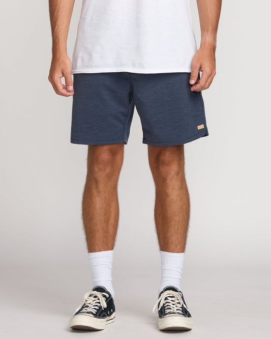 Surftrek Transit Elastic 17" Hybrid Shorts - Navy