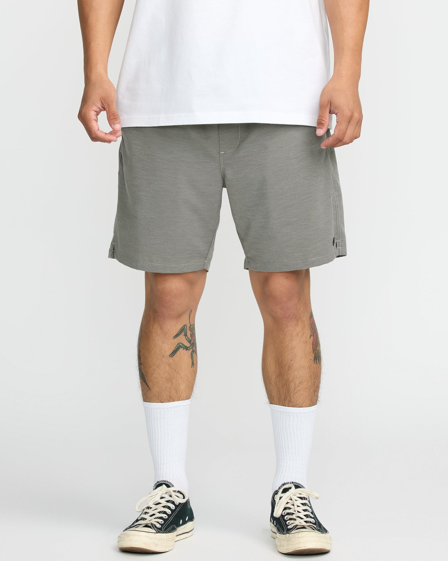 Surftrek Transit Elastic 17" Hybrid Shorts - Pewter