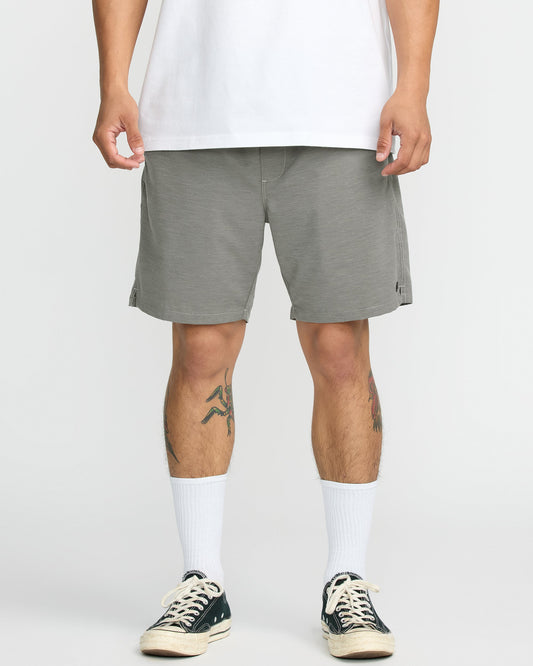 Surftrek Transit Elastic 17" Hybrid Shorts - Pewter