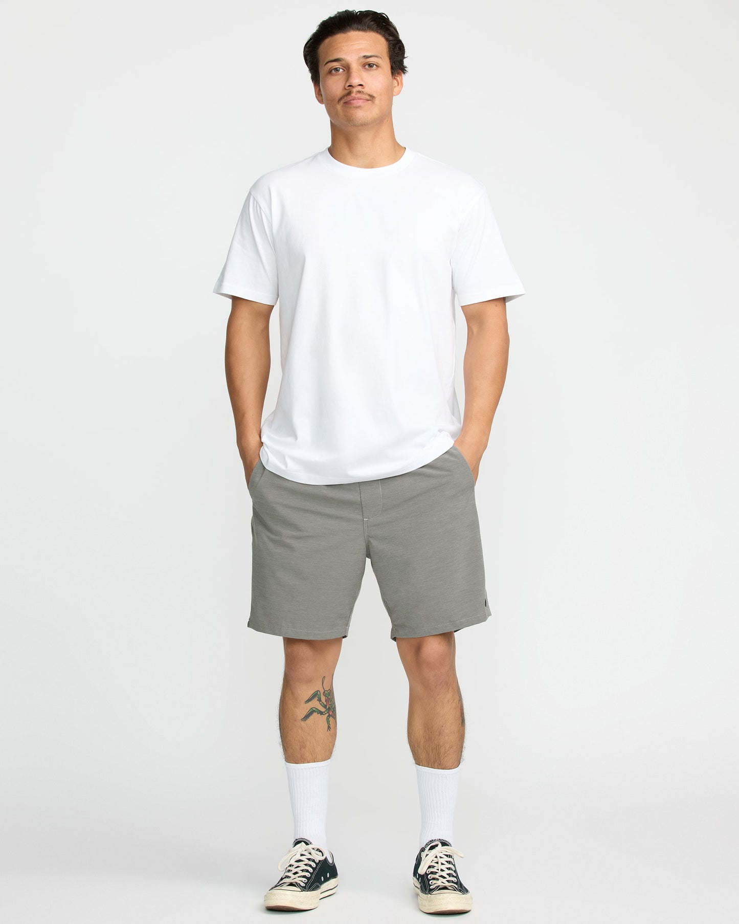 Surftrek Transit Elastic 17" Hybrid Shorts - Pewter