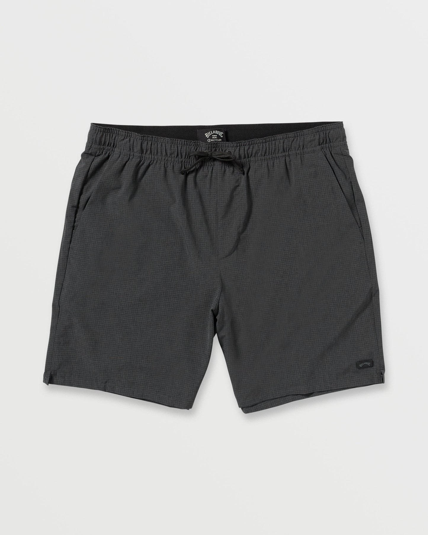 Surftrek Perforated Elastic 17" Hybrid Shorts - Black