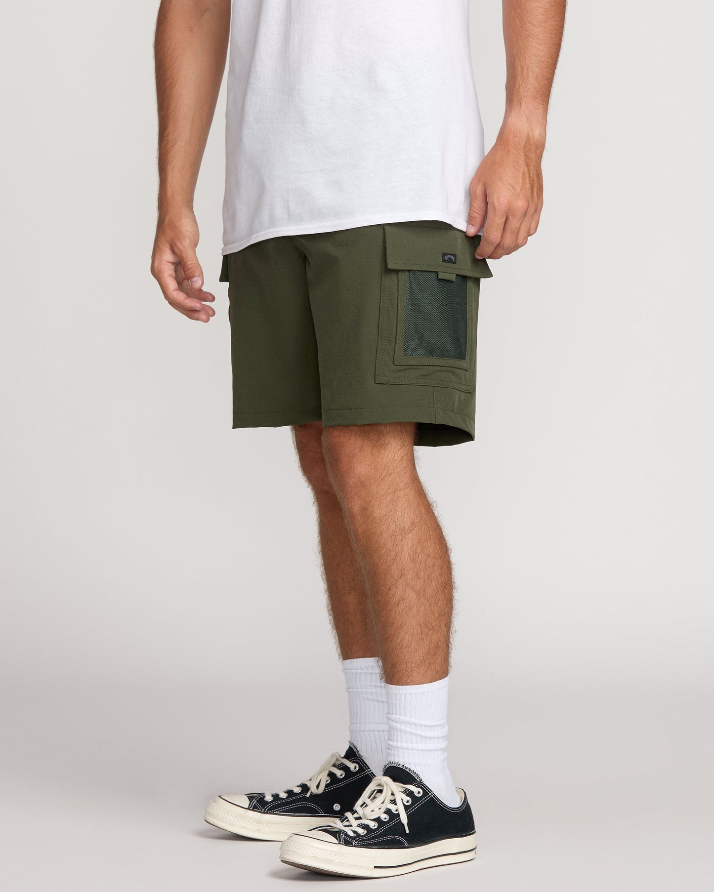 Surftrek Cargo Hybrid Shorts - Dark Military