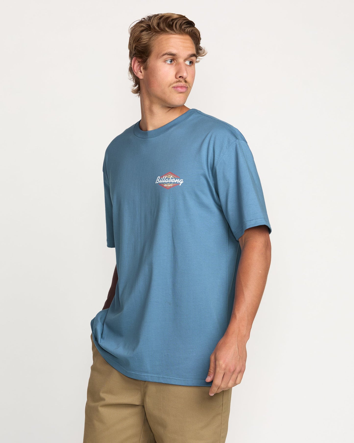 Walled Regular Tee - Carolina Blue