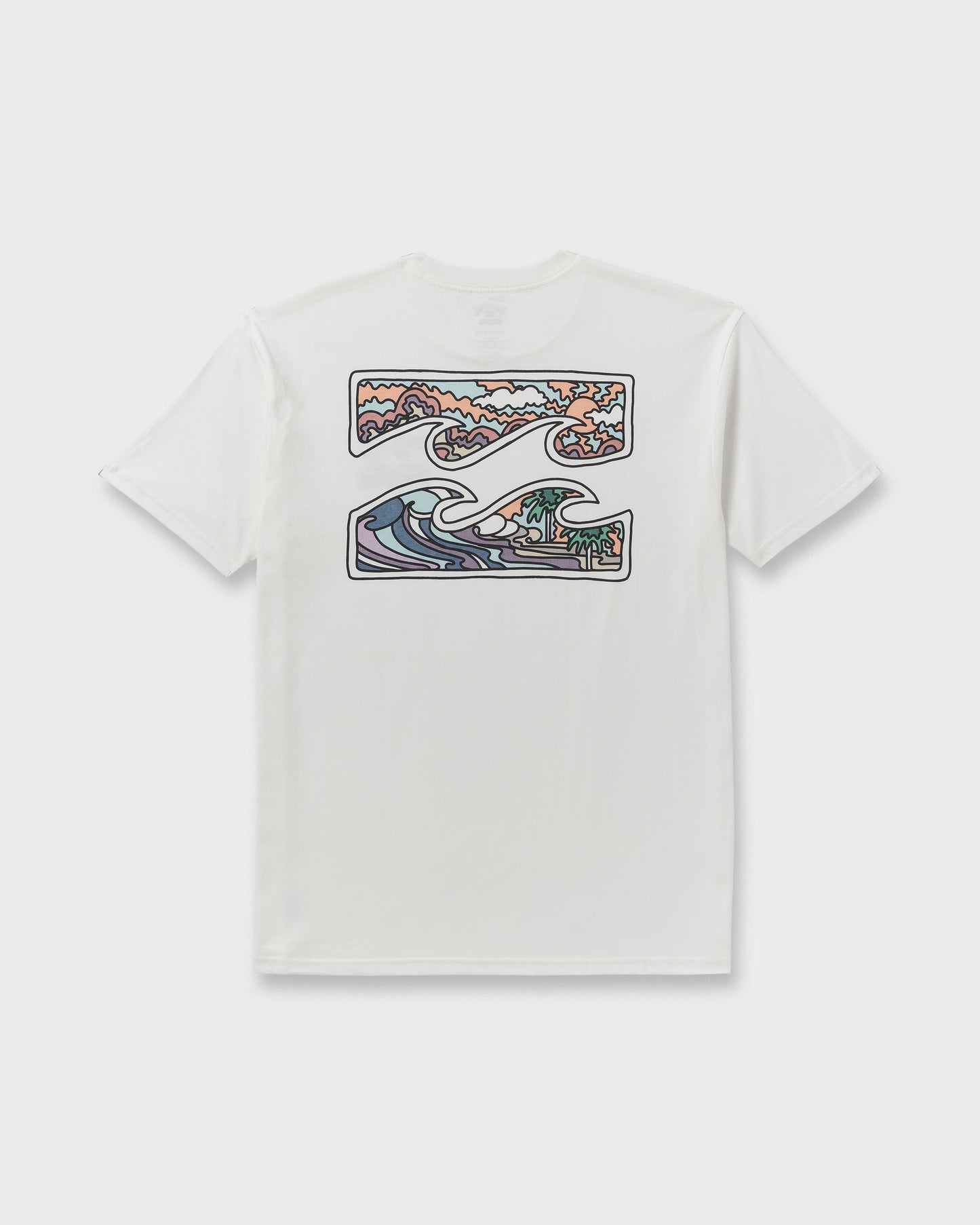 Crayon Wave Premium Short Sleeve T-Shirt - Off White