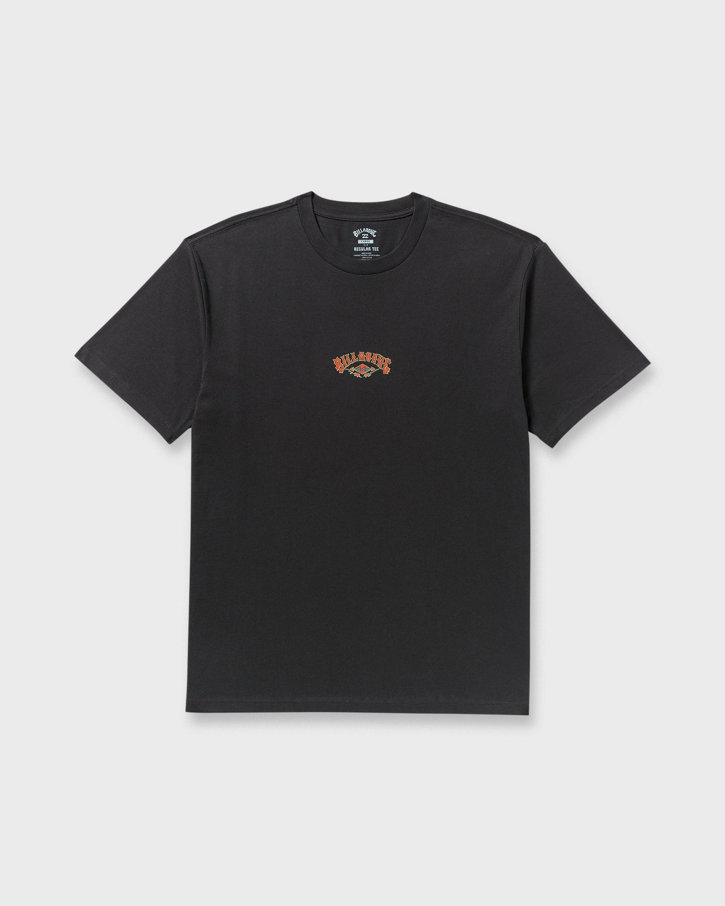 Rose Arch Regular Short Sleeve T-Shirt - Washed Black