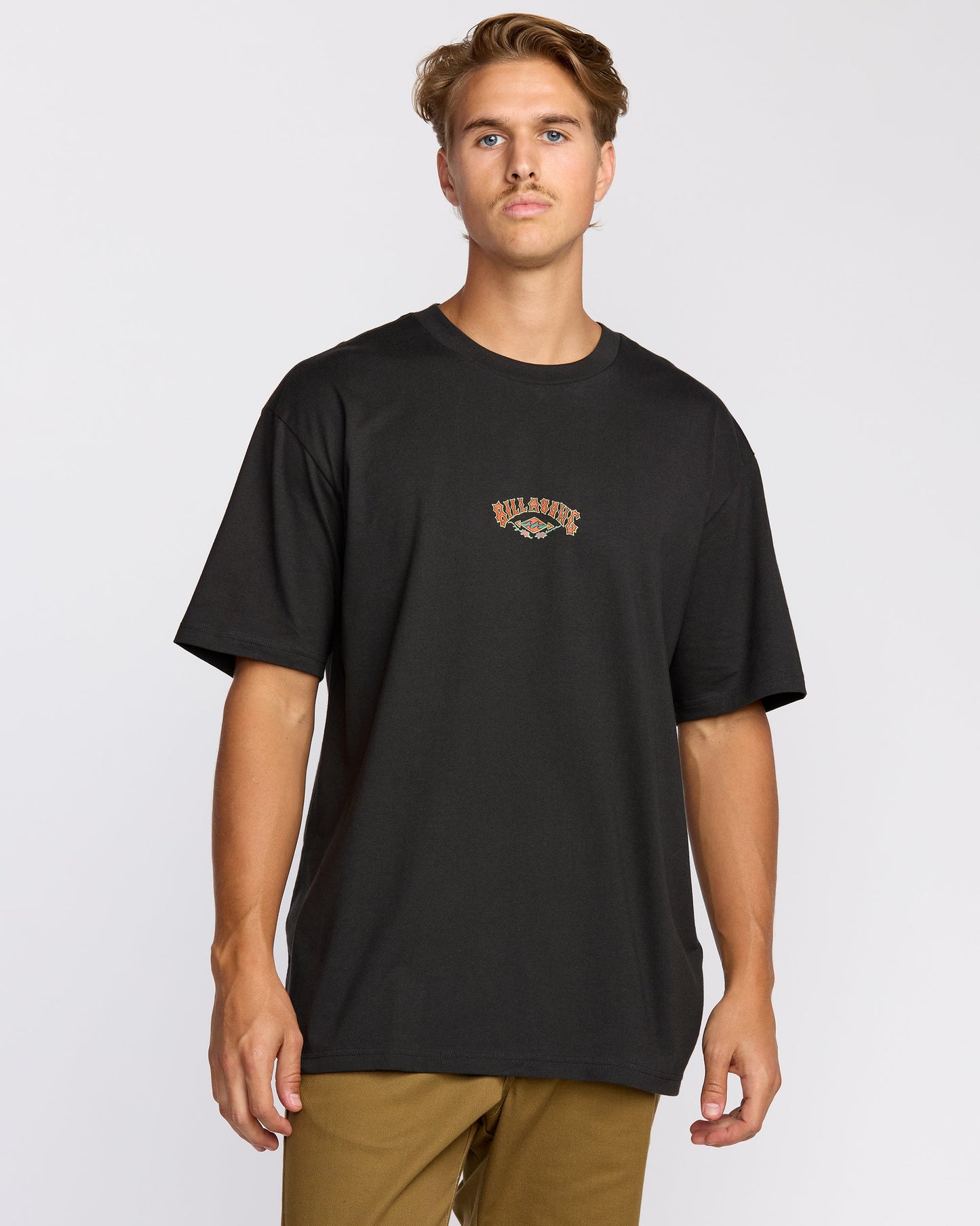 Rose Arch Regular Short Sleeve T-Shirt - Washed Black
