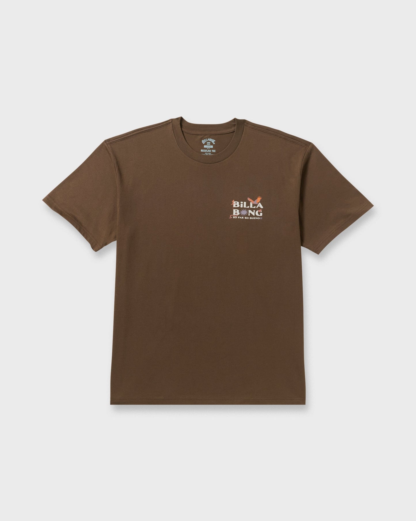 Land To Sea Regular Short Sleeve T-Shirt - Rustic Brown