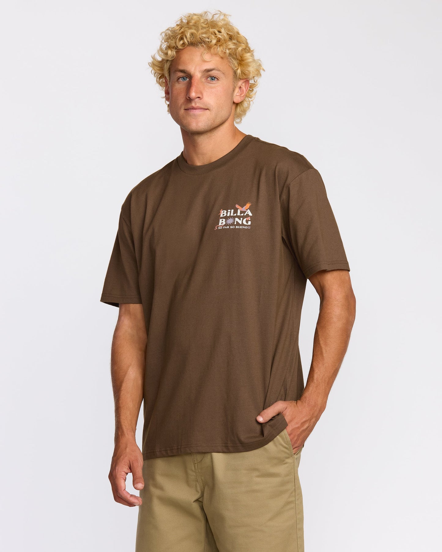 Land To Sea Regular Short Sleeve T-Shirt - Rustic Brown