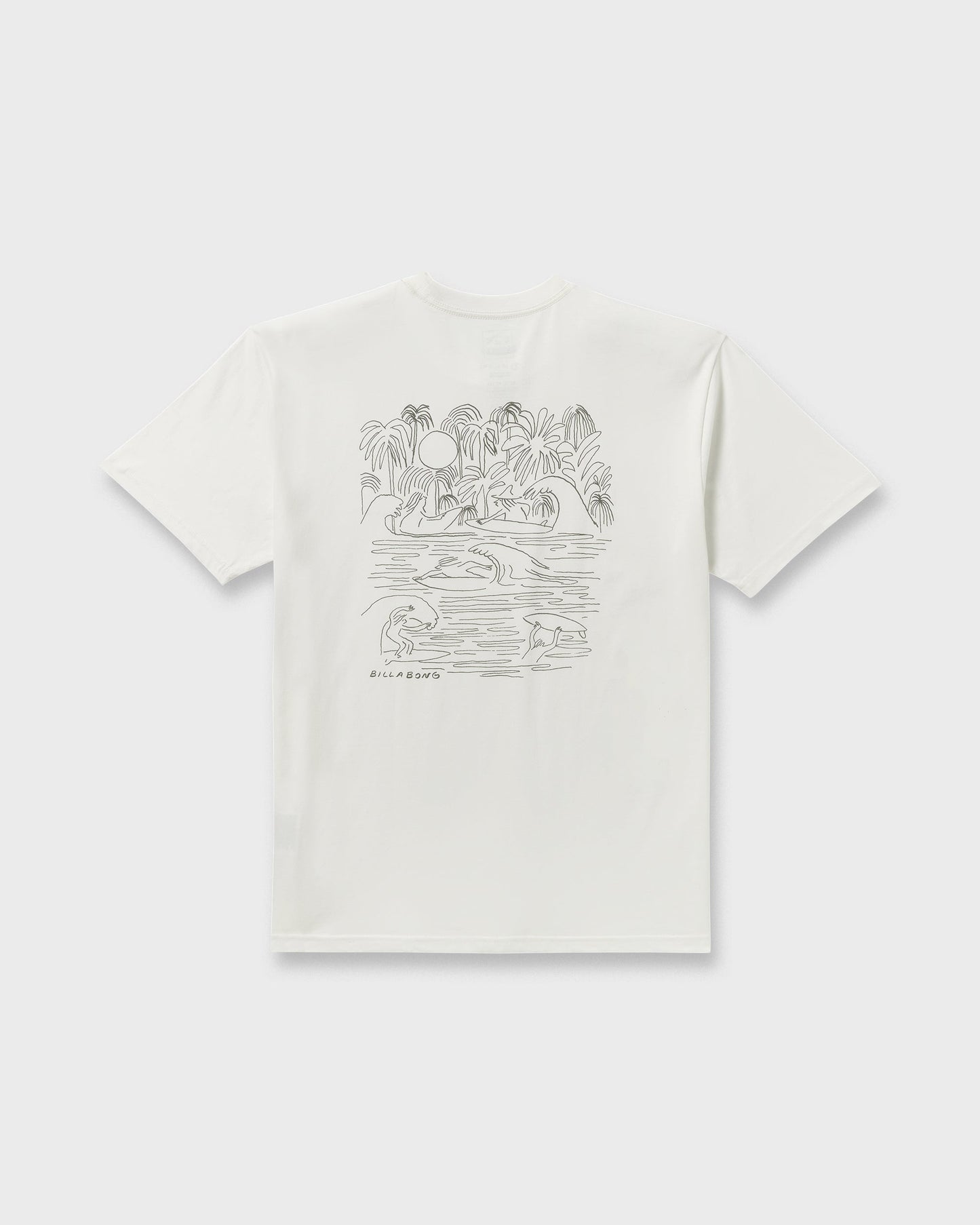Scenes Regular Short Sleeve T-Shirt - Off White