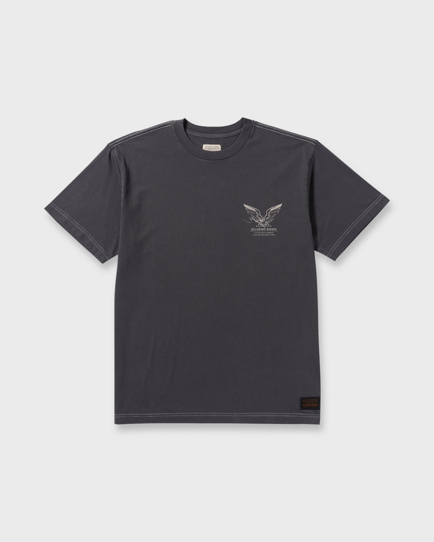 Bird Of Prey Garage OG Short Sleeve T-Shirt - Washed Black