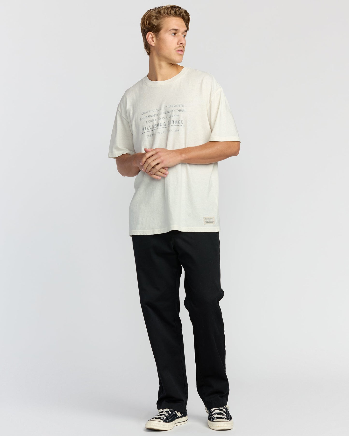 The Label Garage Regular Short Sleeve T-Shirt - Off White