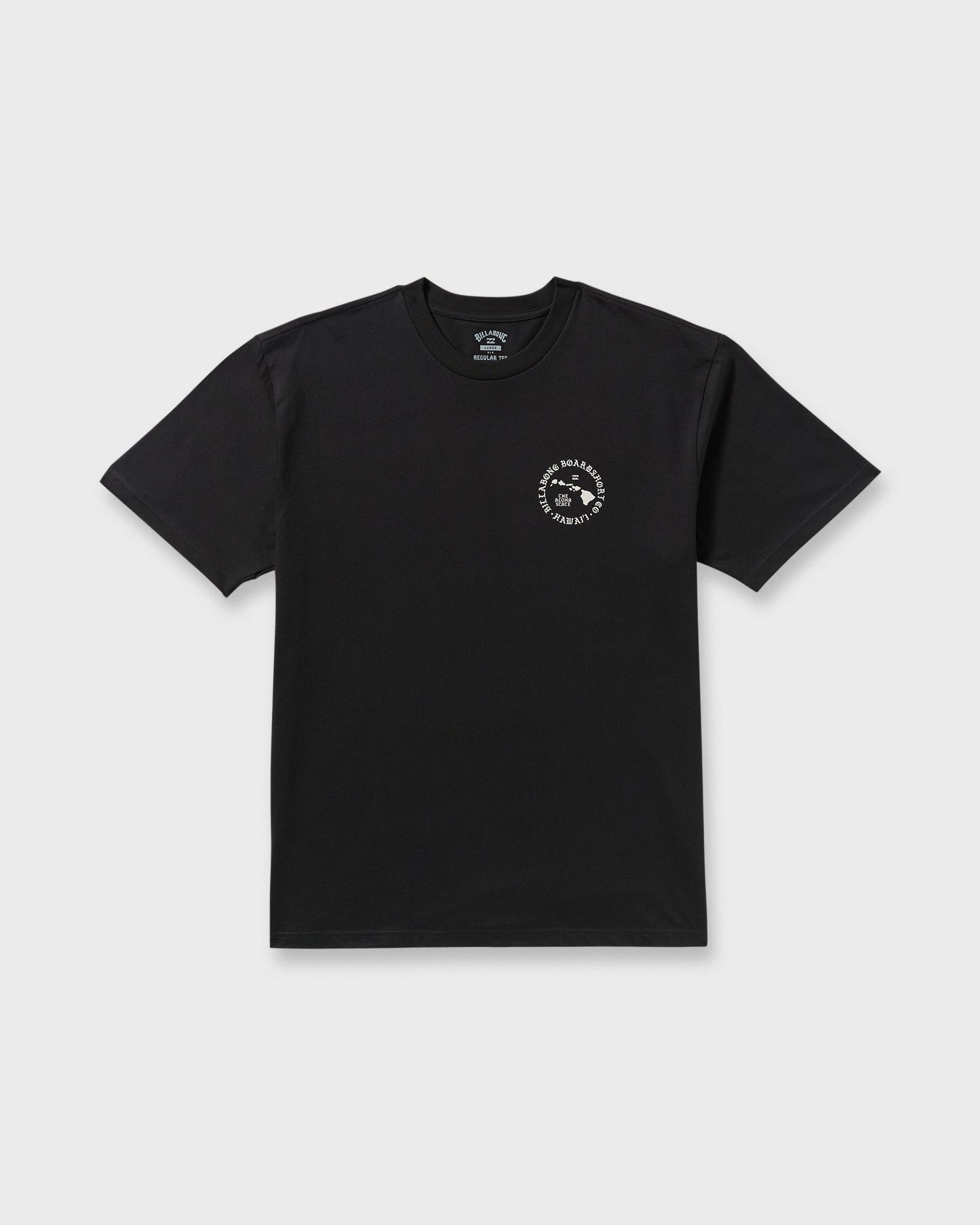 Aloha Island Hi Regular Short Sleeve T-Shirt - Washed Black