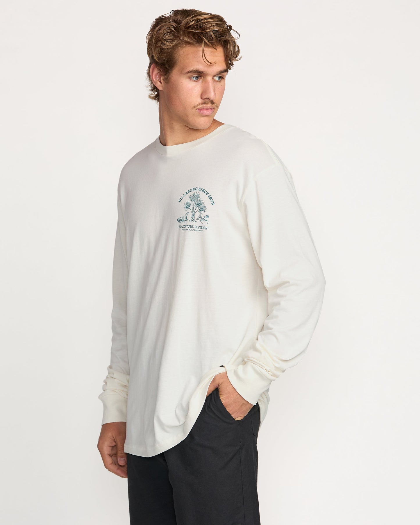 Dusty Road A/Div Long Sleeve Tee - Off White
