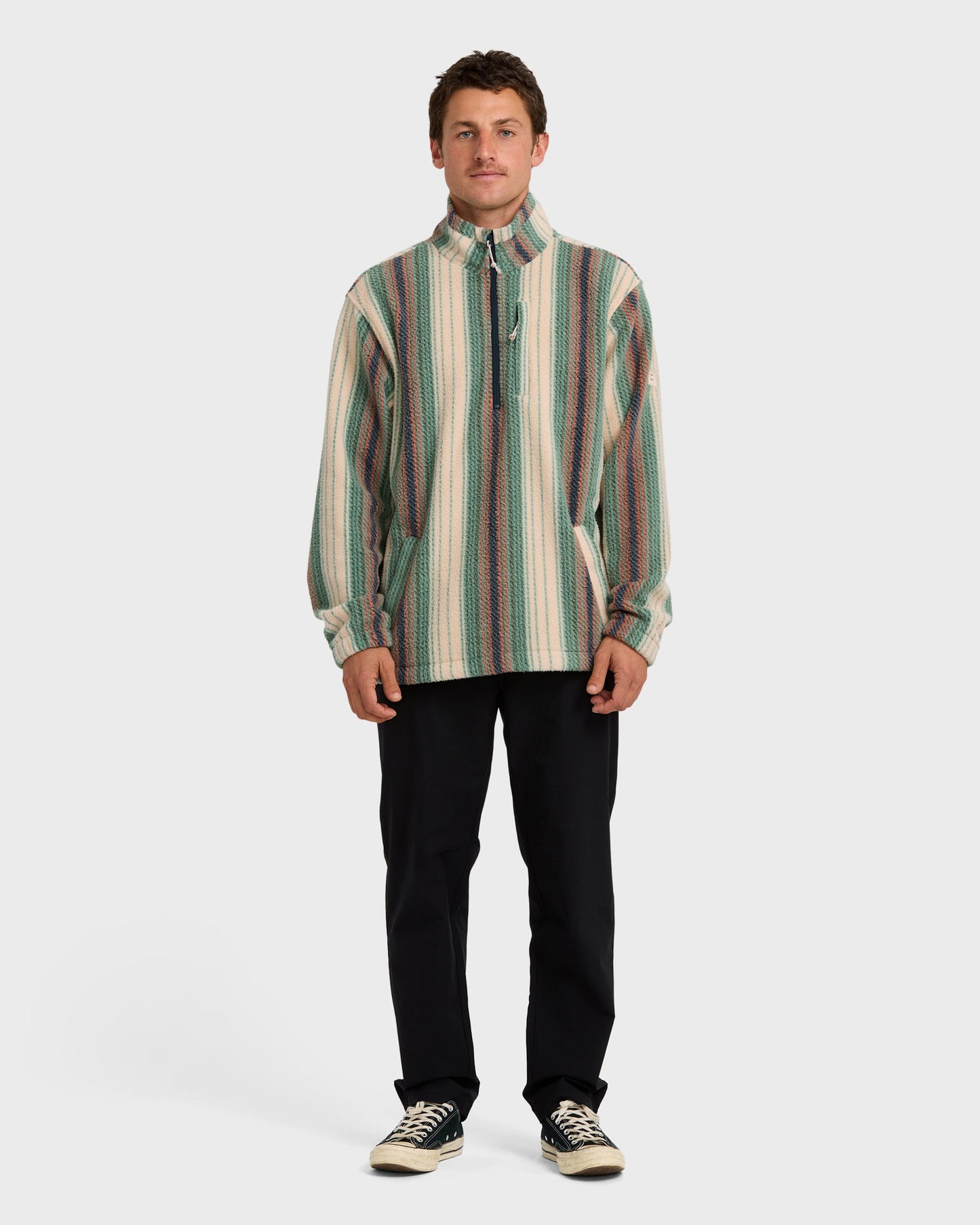 Boundary Mock Sweatshirt - Bone