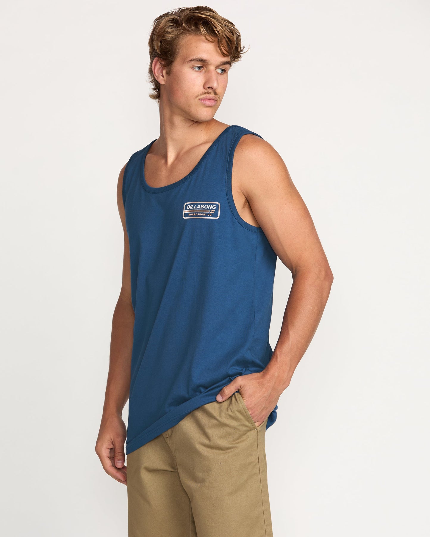 Walled Premium Tank - Deep Blue