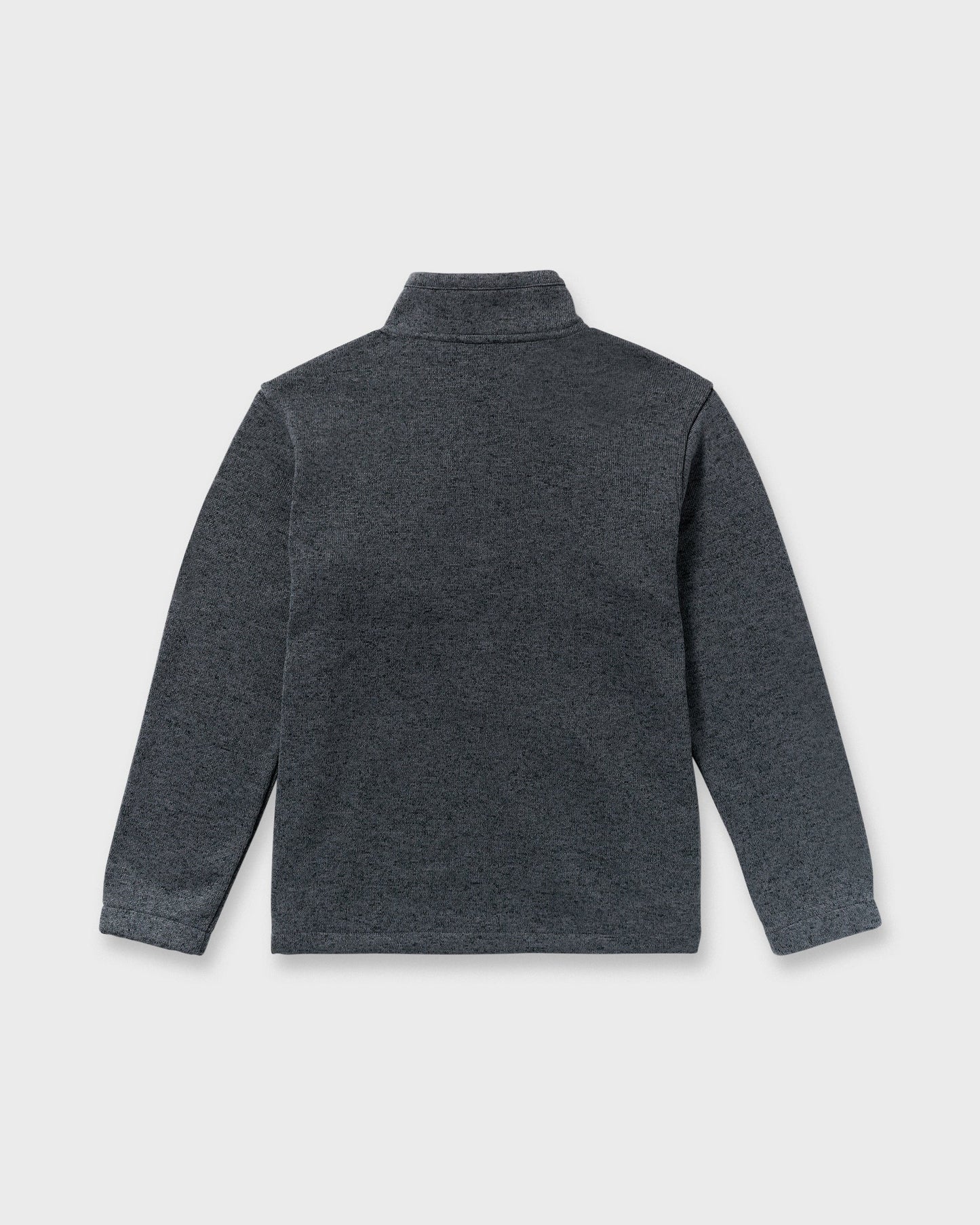 Boundary Mock Neck Zip Sweatshirt - Navy
