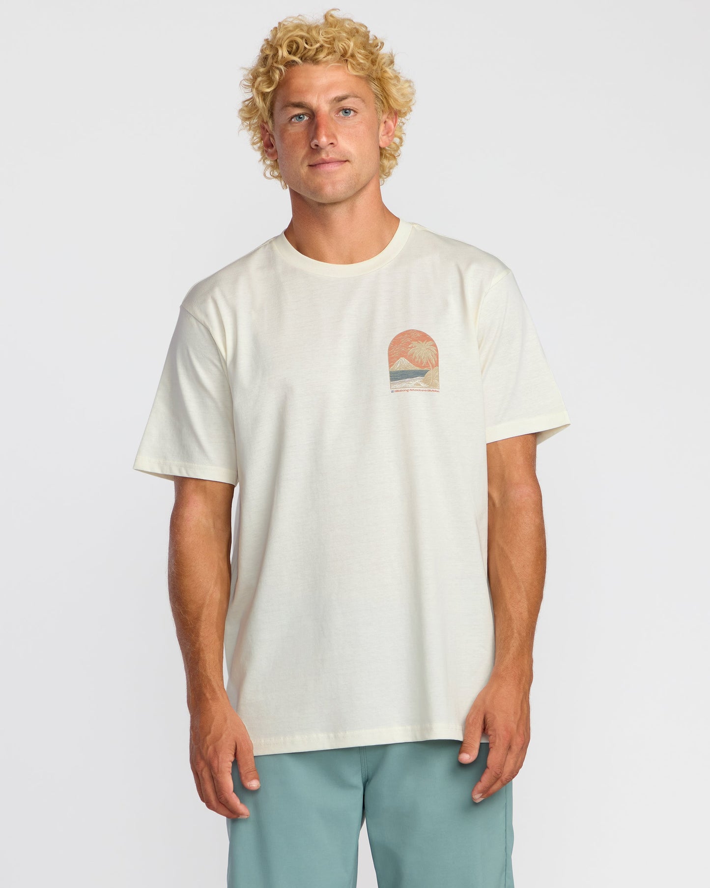 Coastal Range A/Div Short Sleeve T-Shirt - Off White