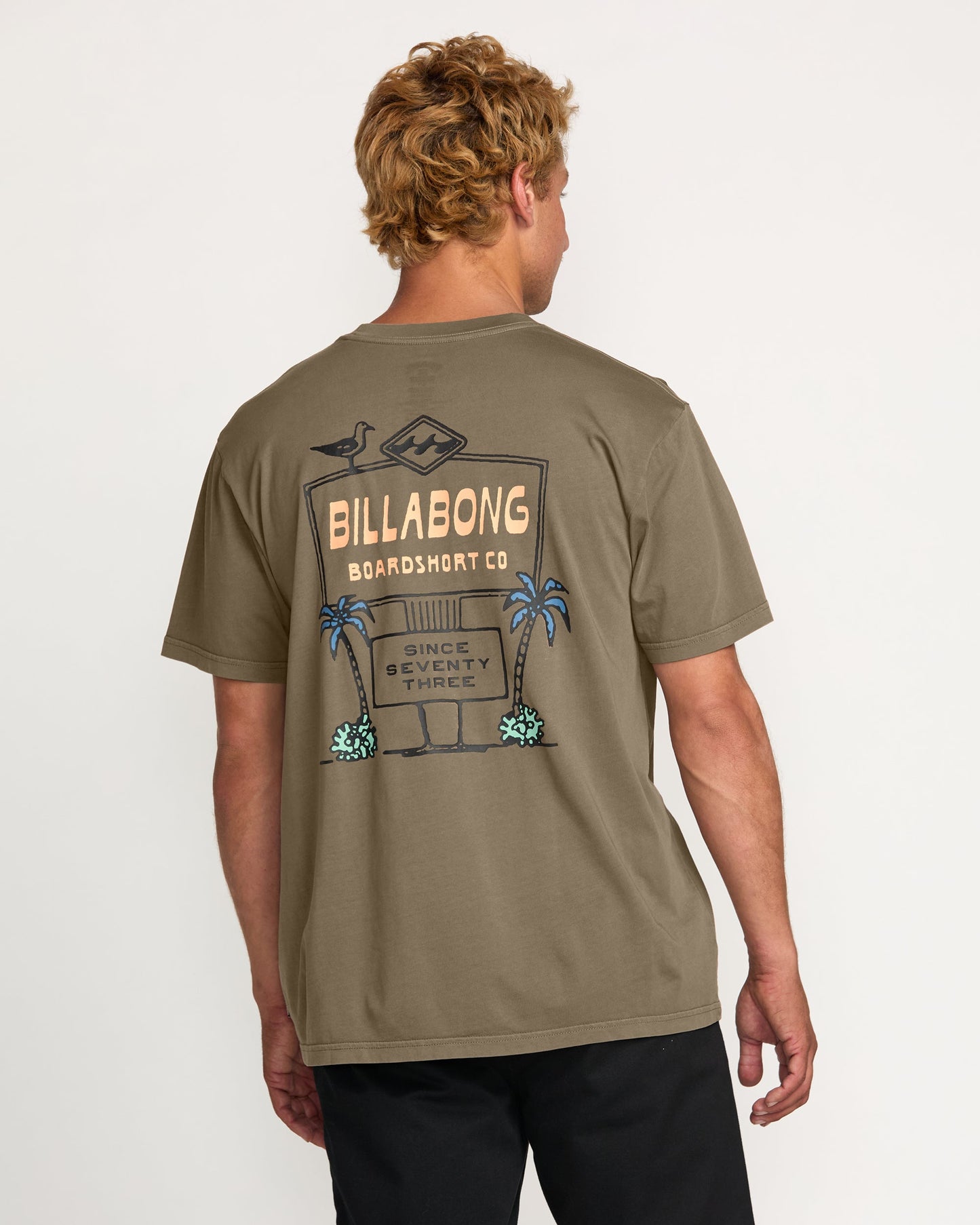 No Vacancy Premium Wave Wash Tee - Brown