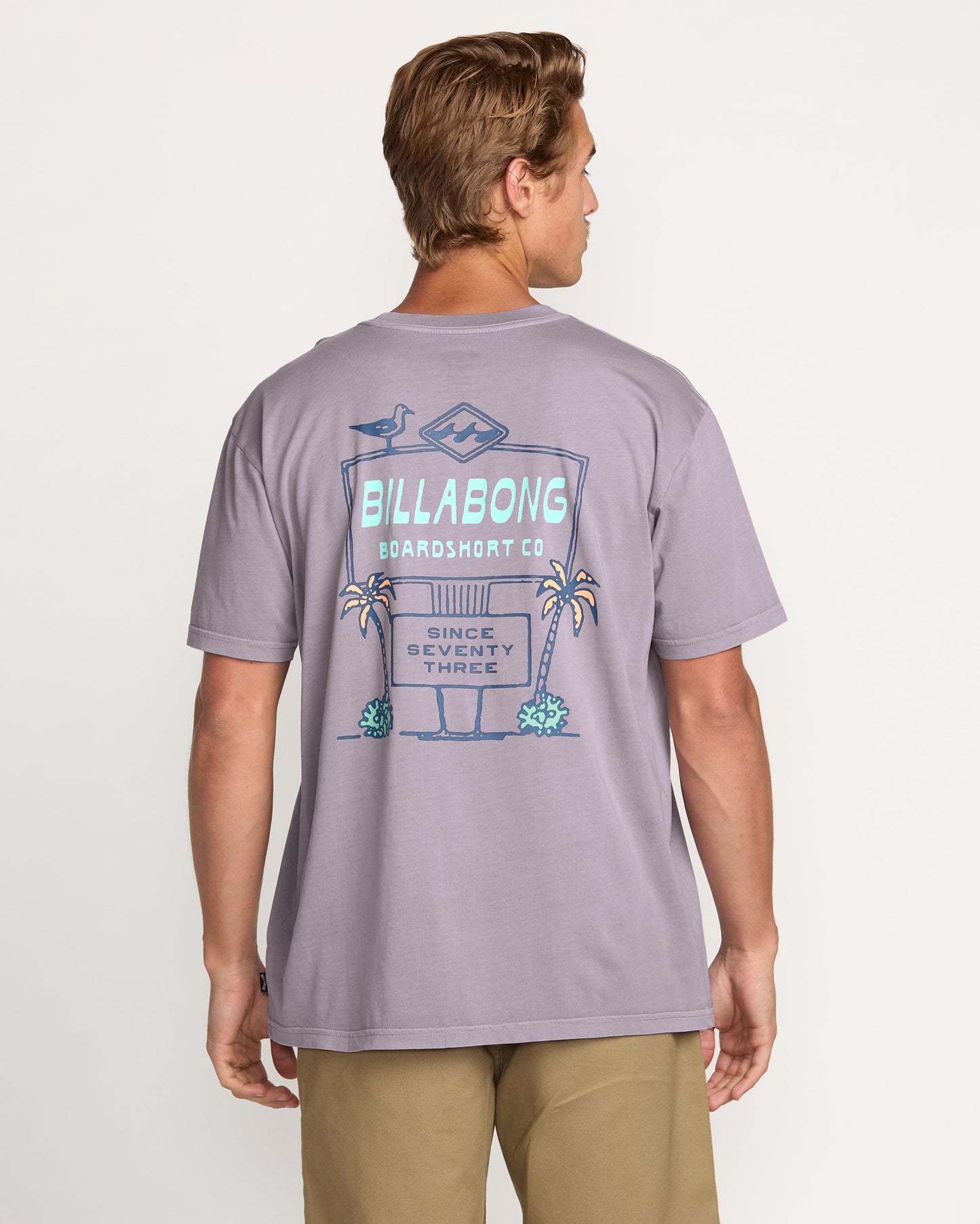 No Vacancy Premium Wave Wash Tee - Light Purple