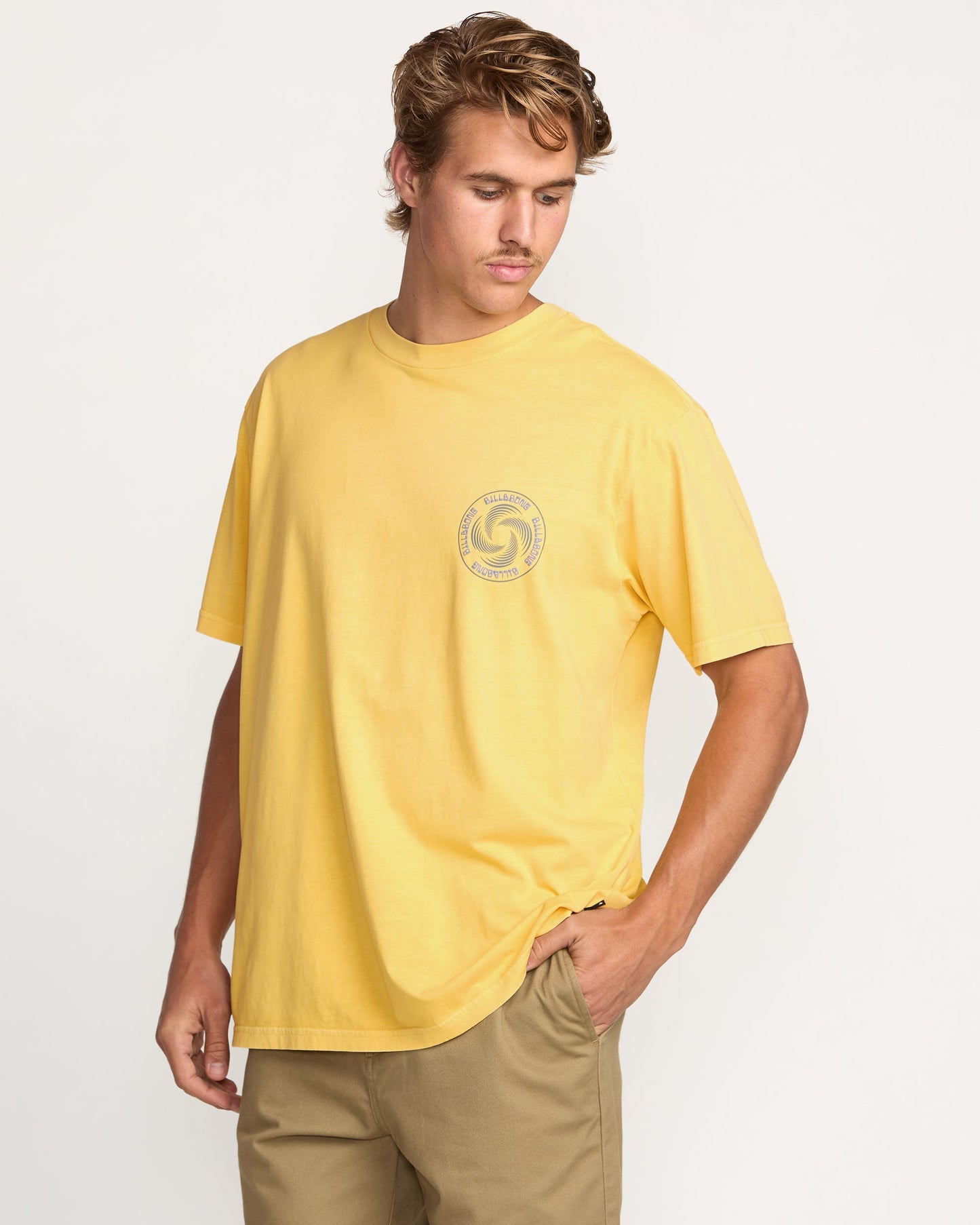Swivel Premium Wave Wash Tee - Lemon