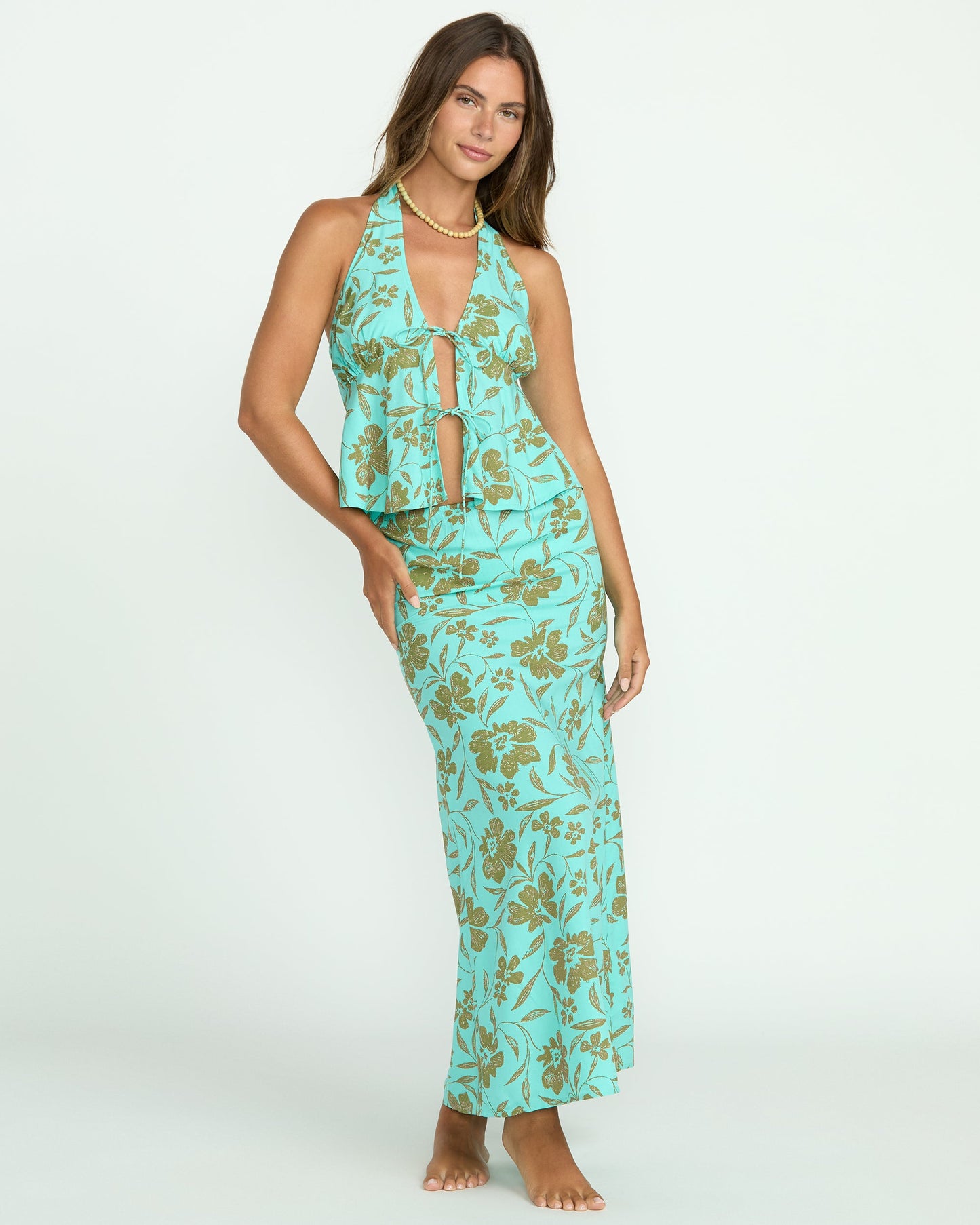 Your Dream Woven Top - Poolside