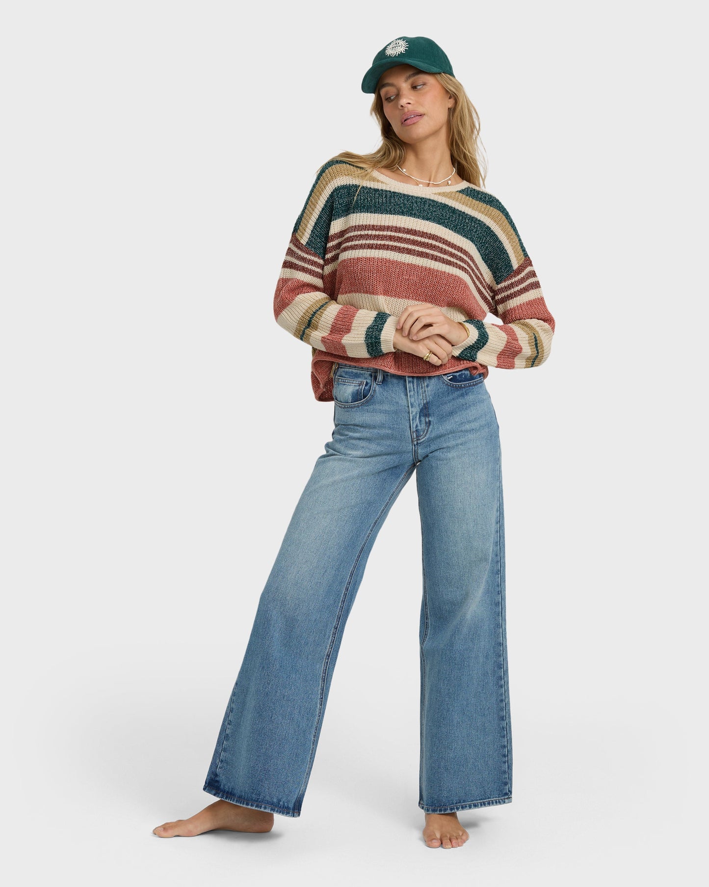 Lit Light Sweater - Spruce Green