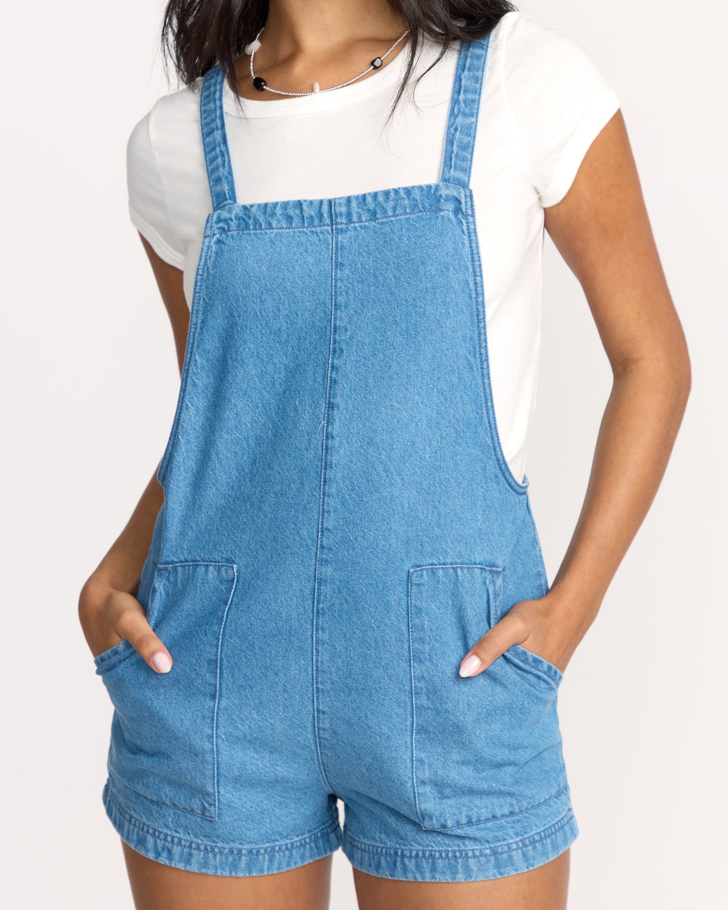Beach Crush Denim Overalls - Salt Washed