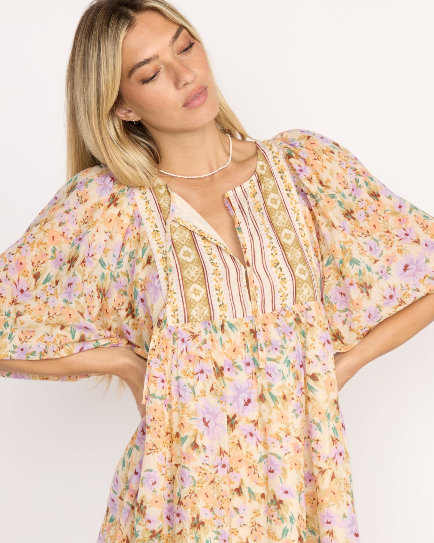 Ambers Mini Dress - Whitecap