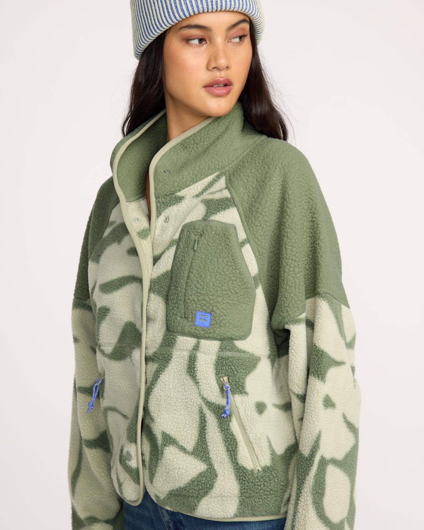 Popoyo Snap Up Jacket - Seagrass