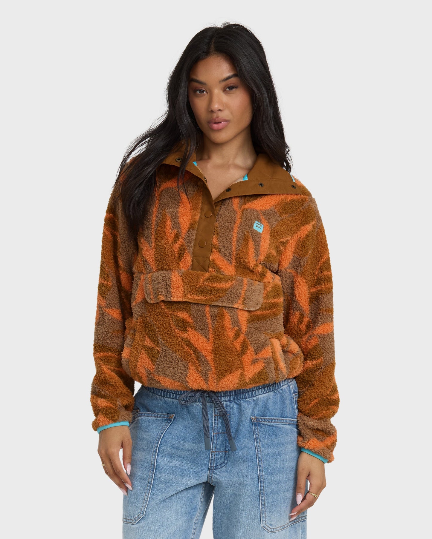 Switchback Pullover Sweatshirt - Faded Orange