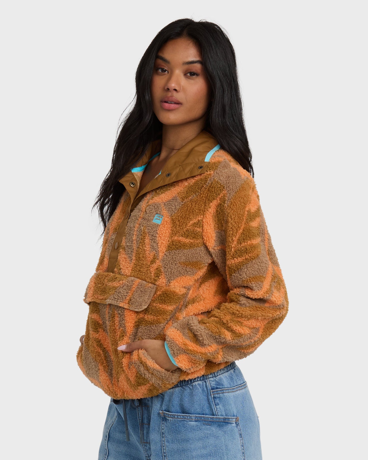 Switchback Pullover Sweatshirt - Faded Orange