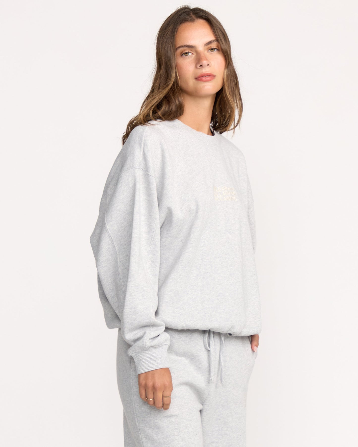So Sunny Kendal Crewneck Sweatshirt - Heather Grey