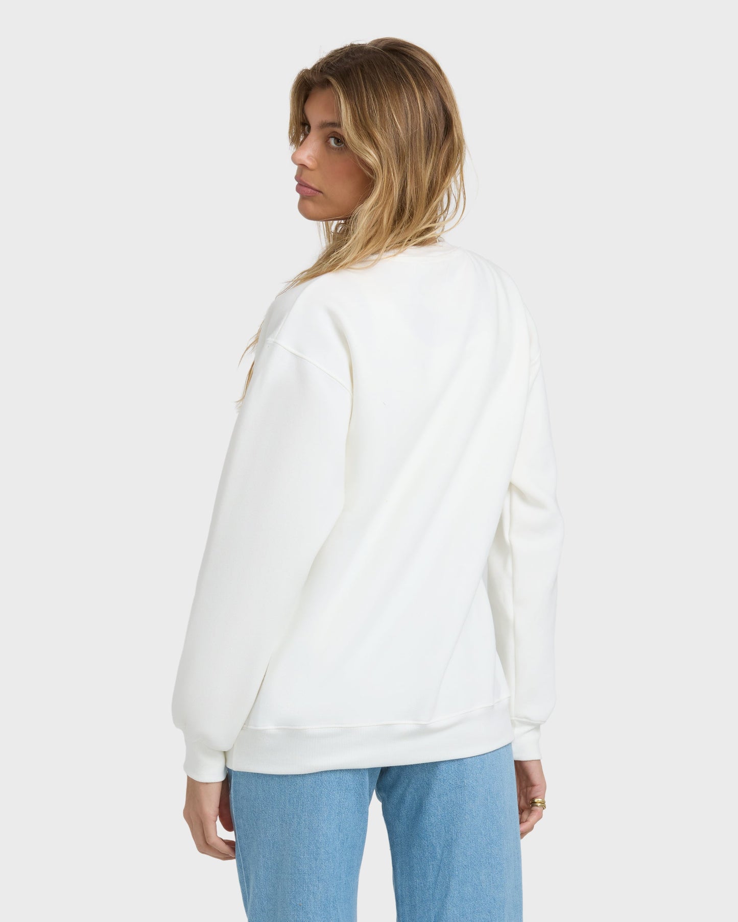Seaside Dreams Crewneck Sweatshirt - Salt Crystal