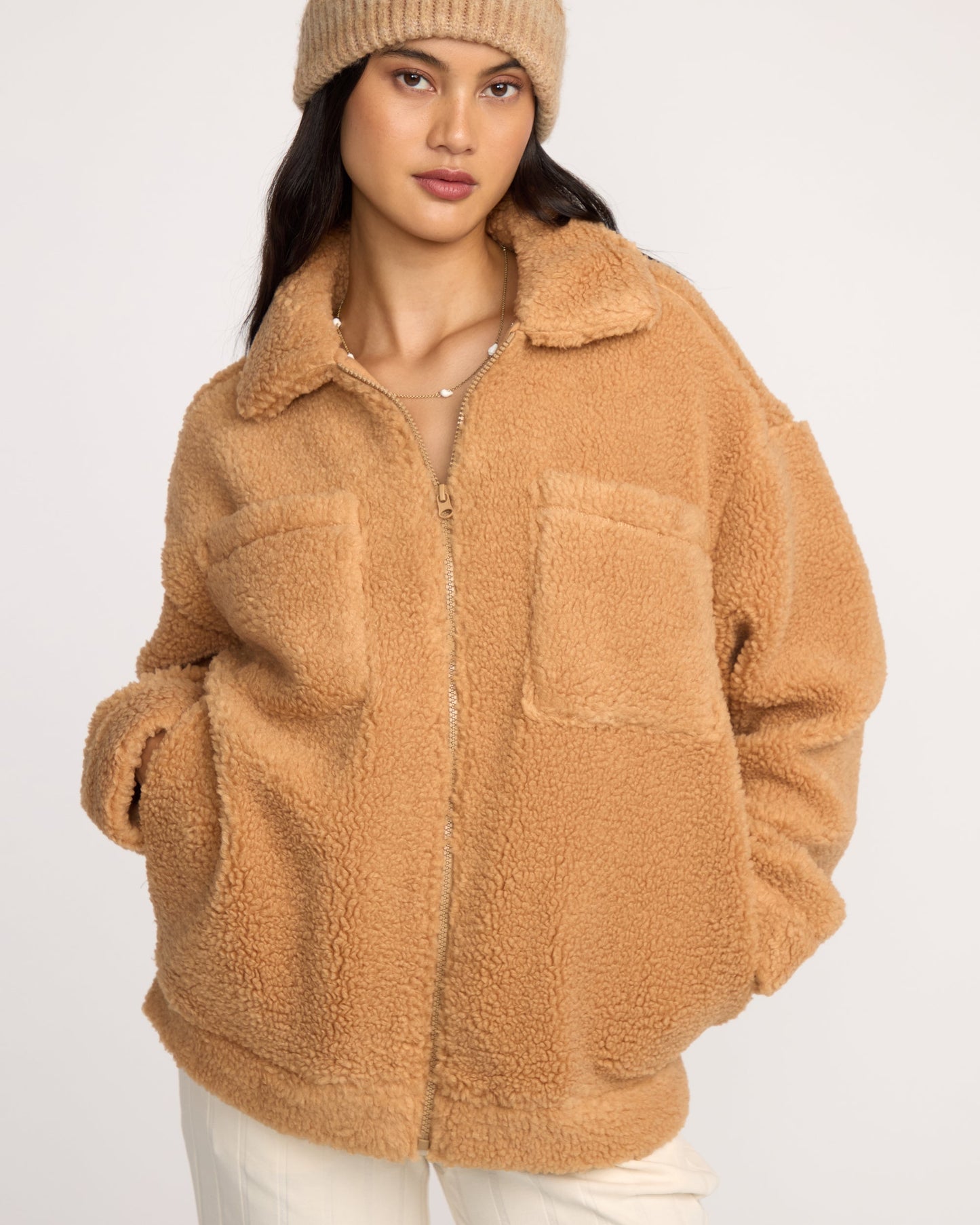 Resound Sherpa Shacket - Dusty Trails