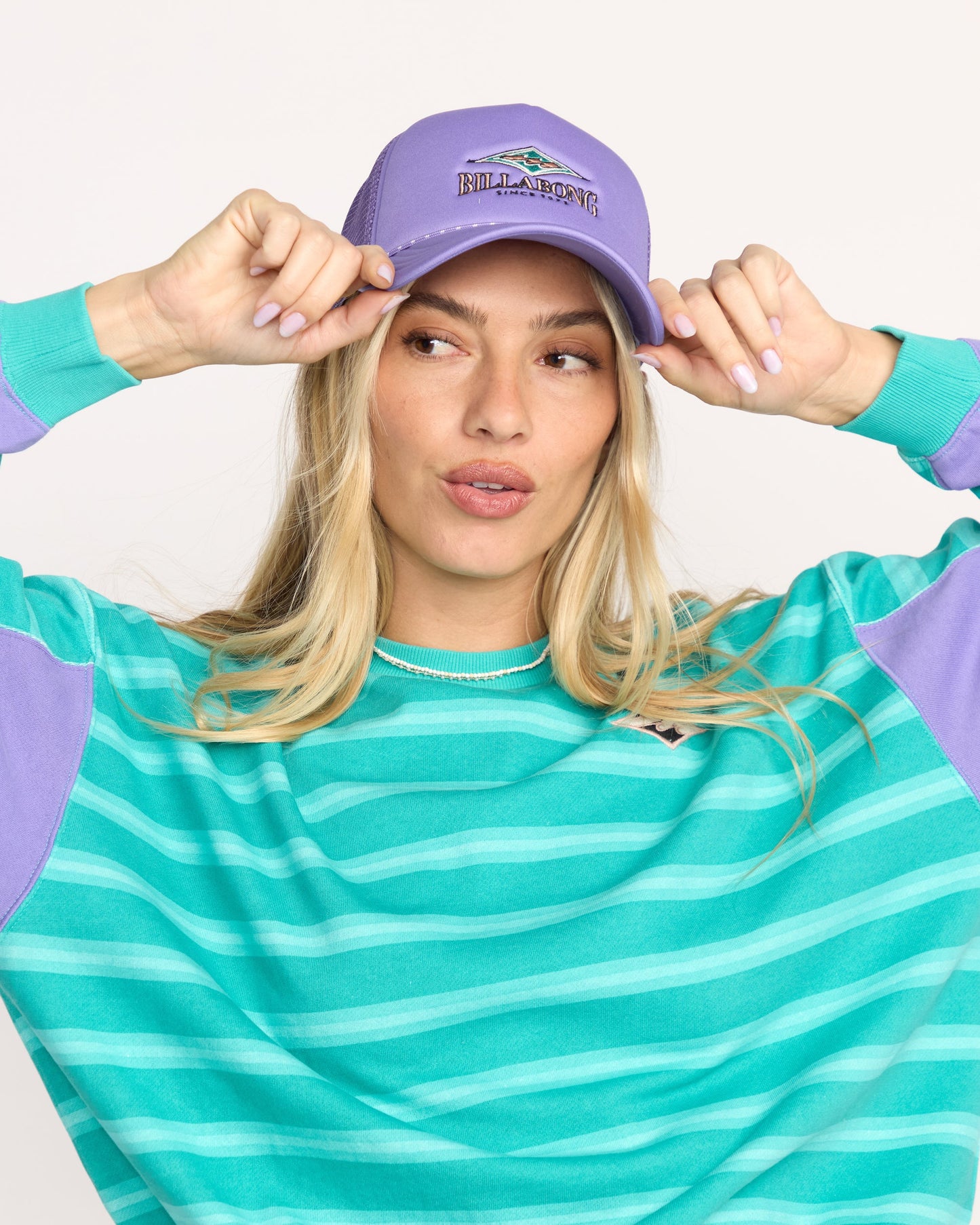 Grandpa Trucker Hat - Purple Ash