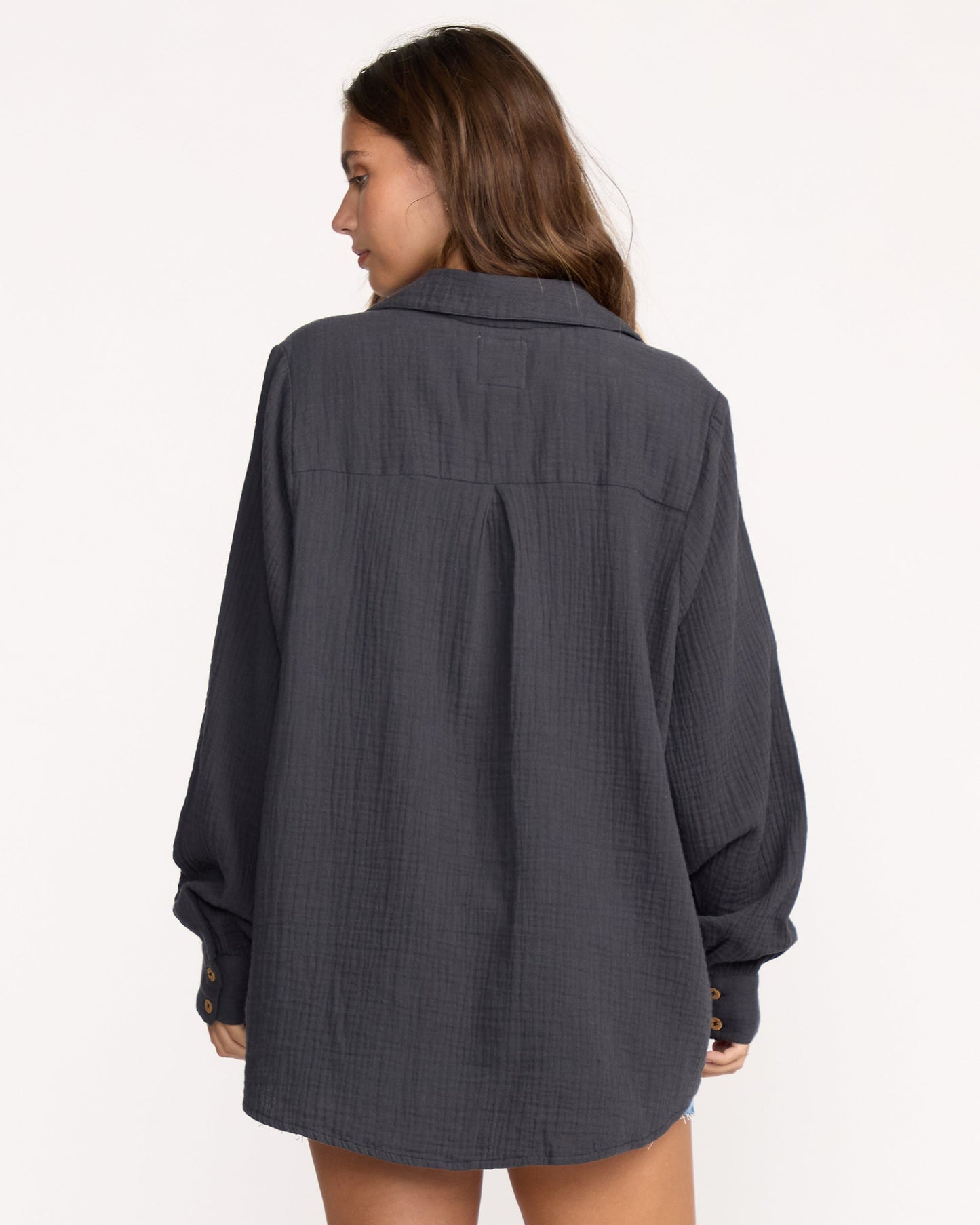 Sweet Swell Long Sleeve Shirt - Black Sands