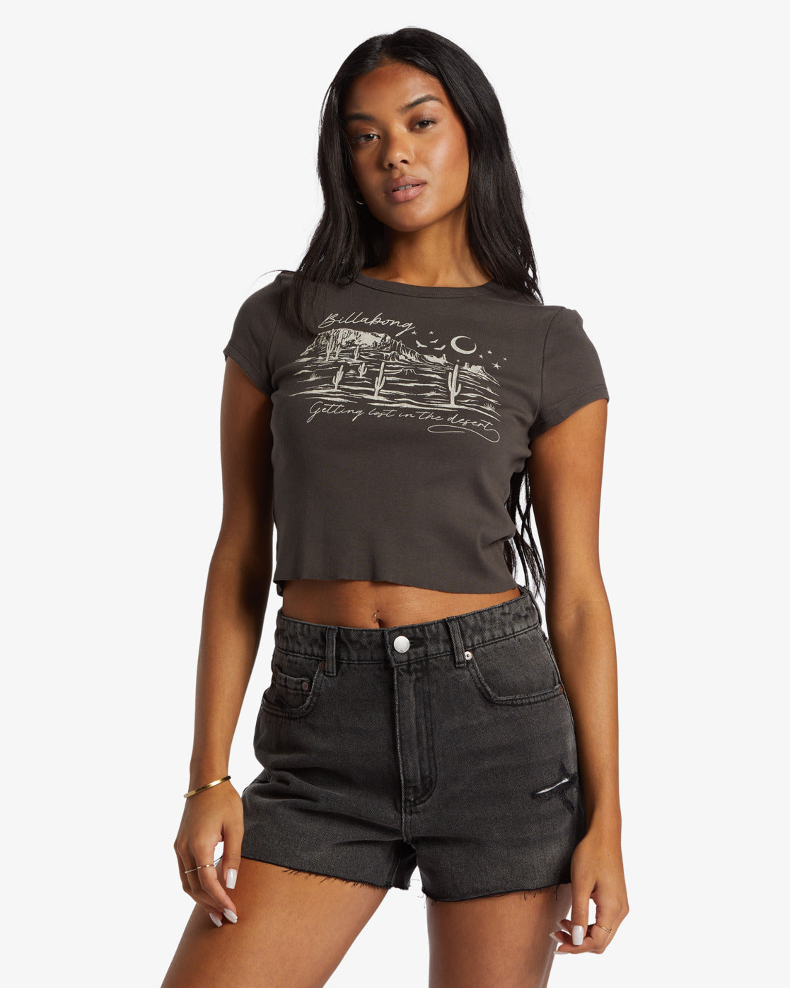 High Tides Denim Shorts - Fade To Black