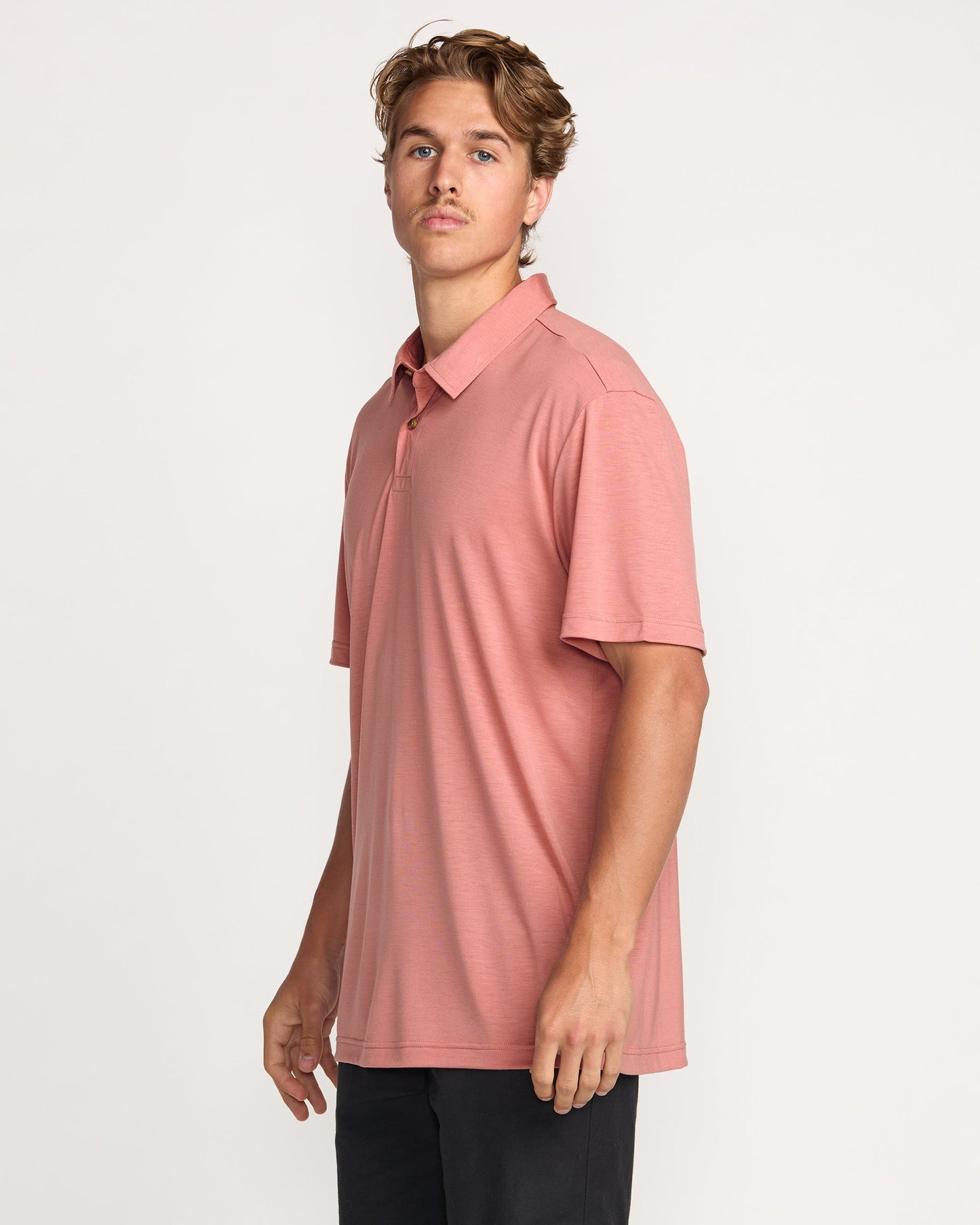 Eclipse Short Sleeve Polo Shirt - Dust Red