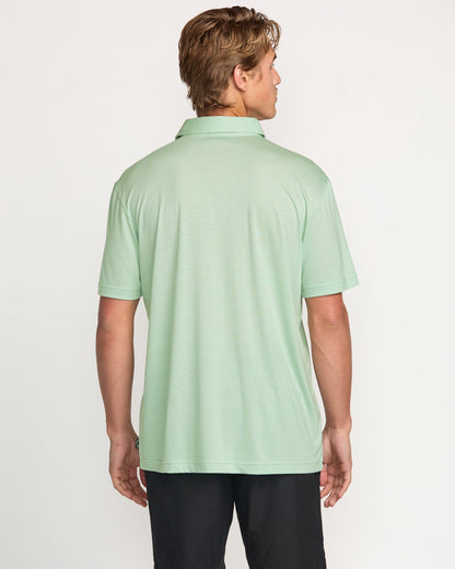 Eclipse Short Sleeve Polo Shirt - Seafoam